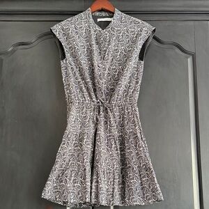 Rebecca Minkoff Blue and White Floral Mini Dress